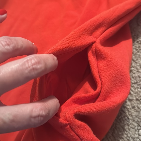 Orange/red Aerie sweatshirt size small - Picture 3 of 4